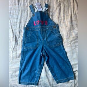 Bonpoint Girls Denim Overall Size 2A